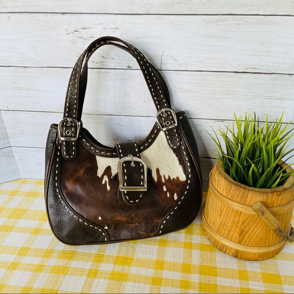 SOLD!Isabella Fiore cowboy leather bag